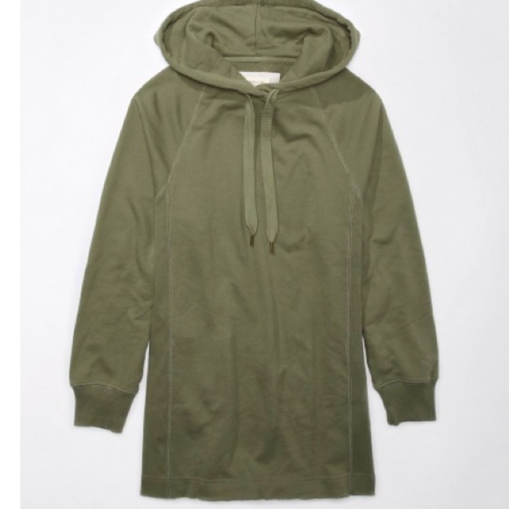AE Hoodie Fleece Mini Dress